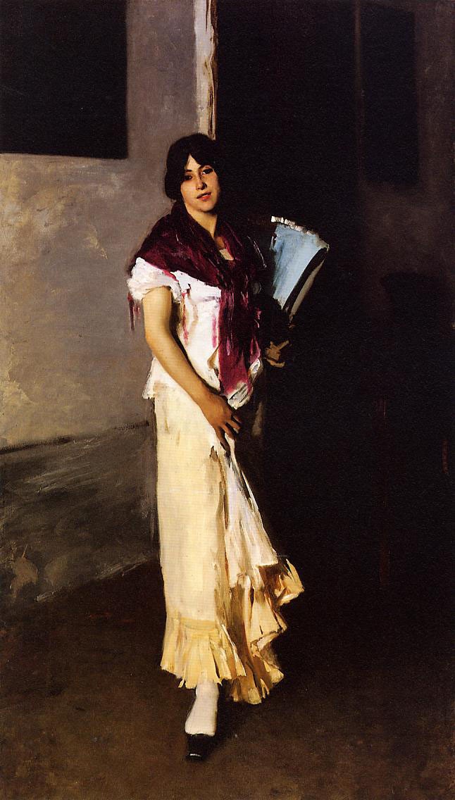 A Venetian woman by John Singer Sargent