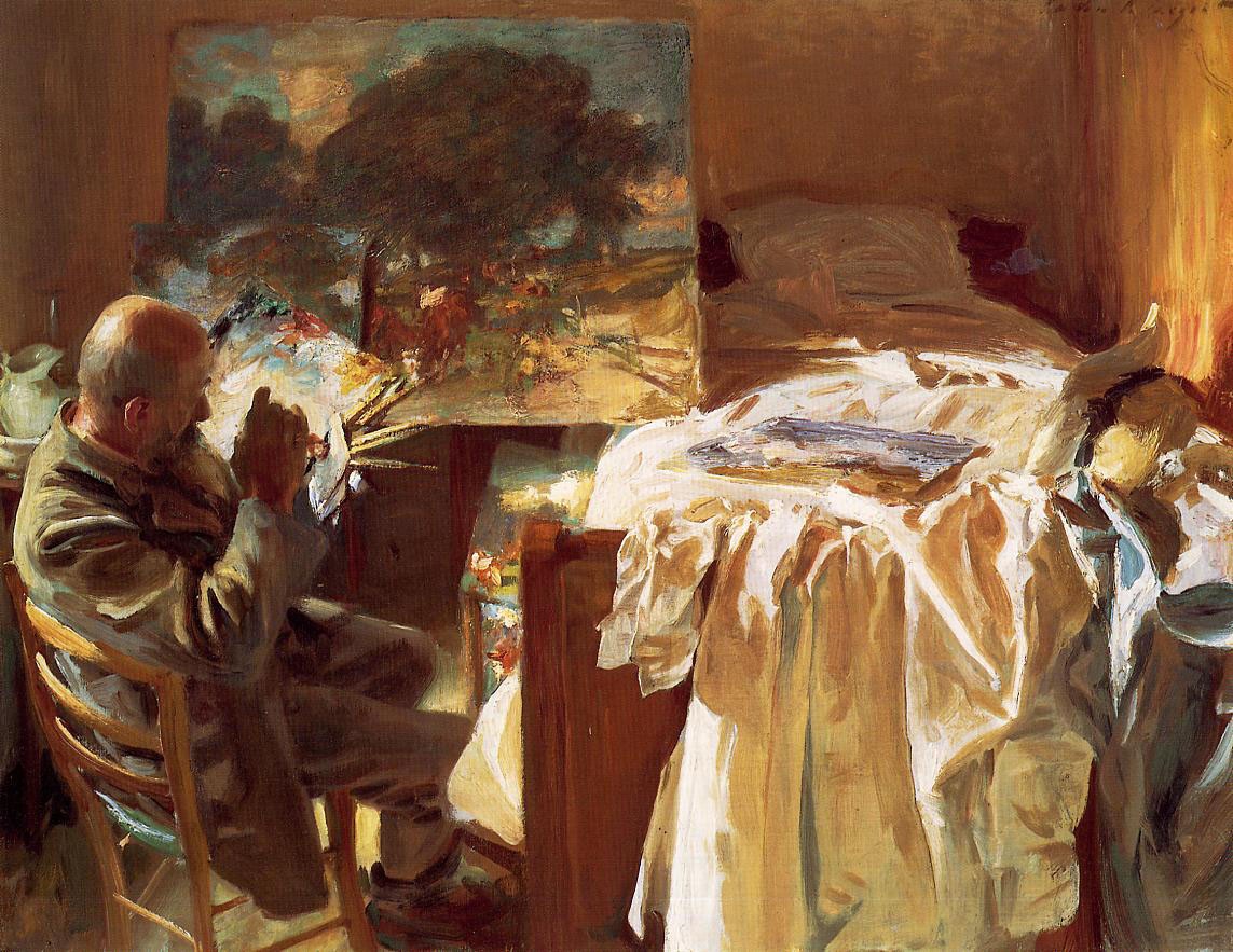 An Artist in his Studio by John Singer Sargent