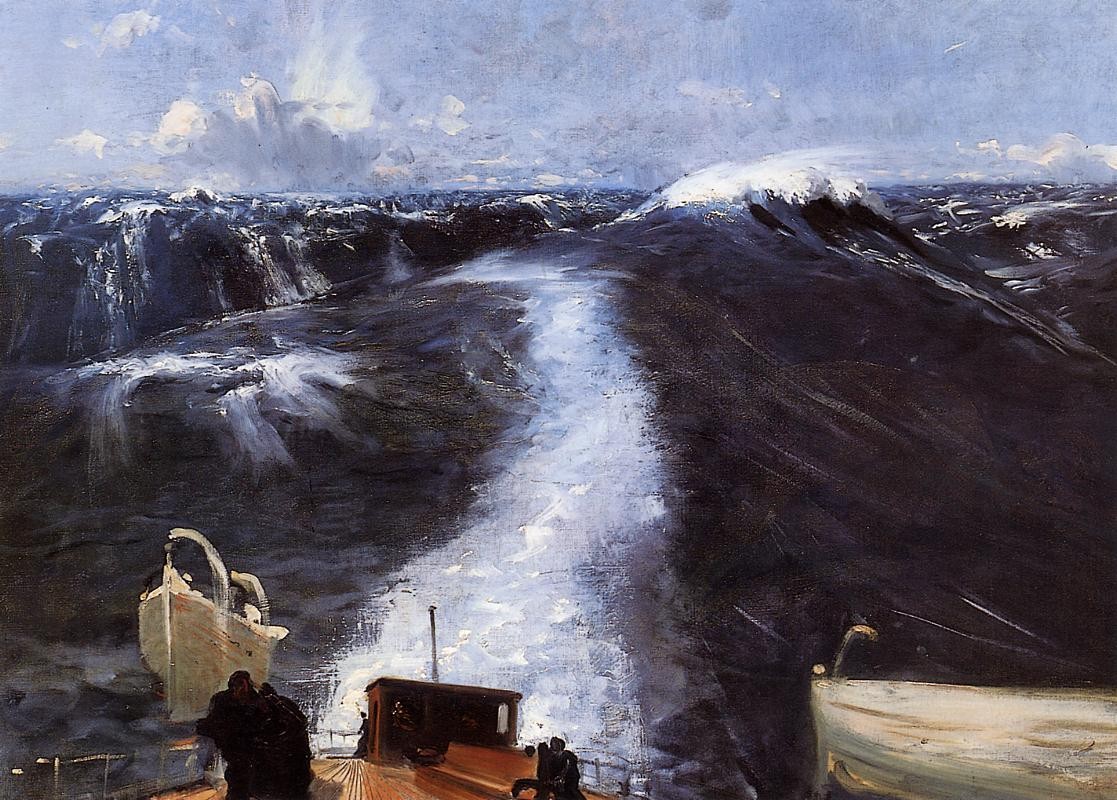 Atlantic Storm by John Singer Sargent
