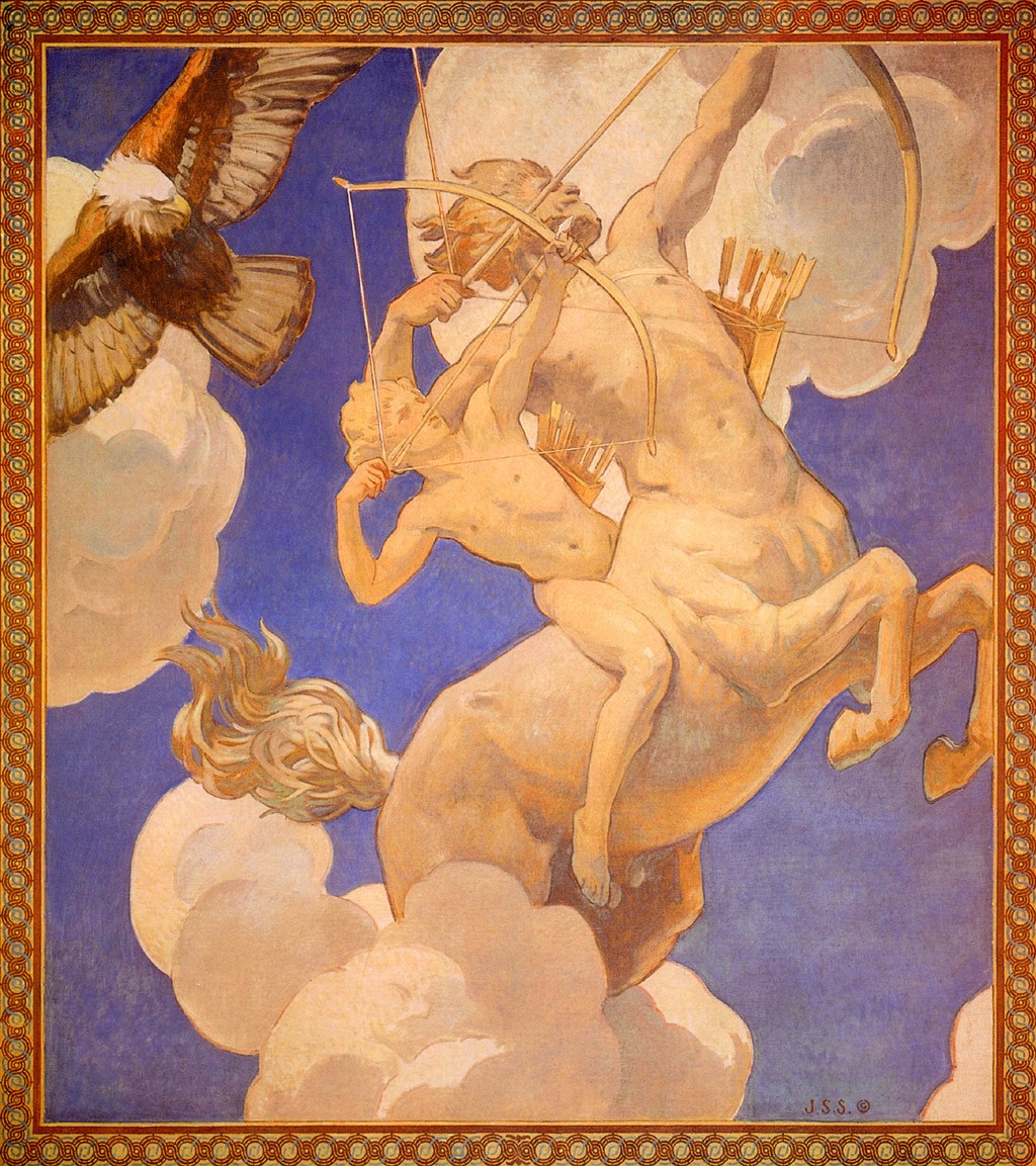 Chiron and Achilles by John Singer Sargent
