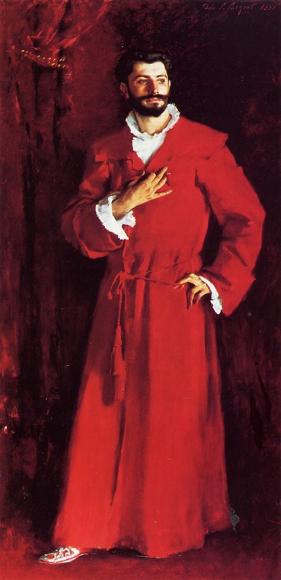 Dr. Pozzi at Home by John Singer Sargent