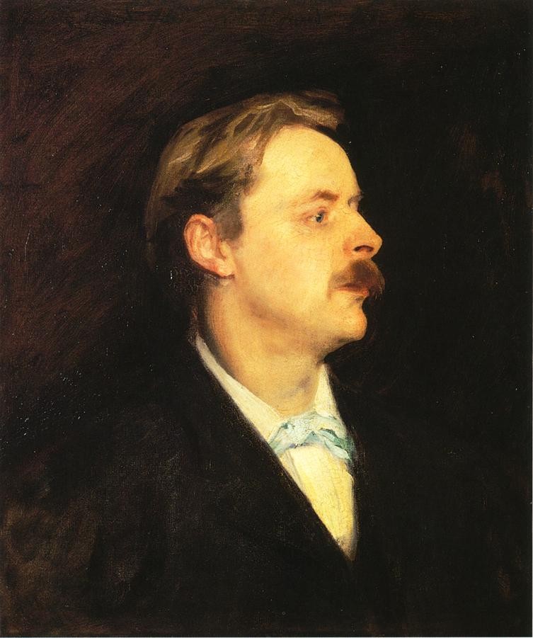 Edmond Gosse by John Singer Sargent