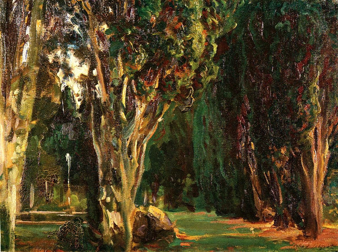 Falconieri Gardens, Frascati by John Singer Sargent