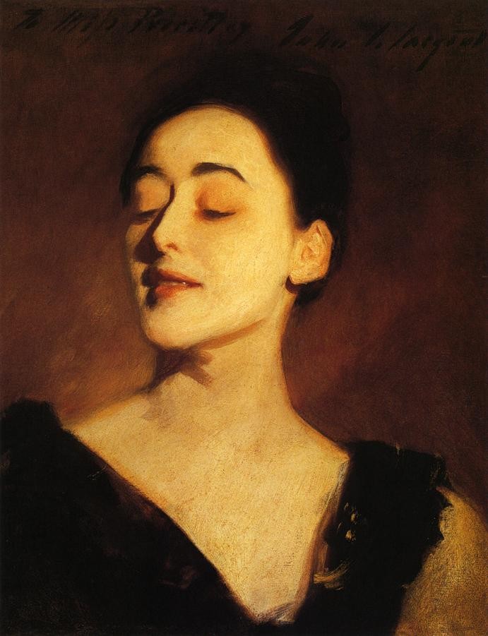 Flora Priestley (also known as Lamplight Study) by John Singer Sargent
