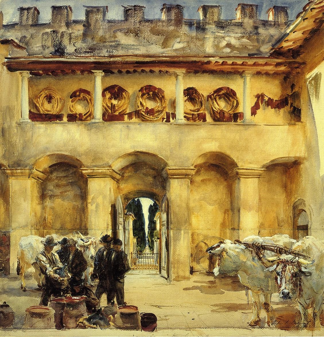 Florence. Torre Galli by John Singer Sargent