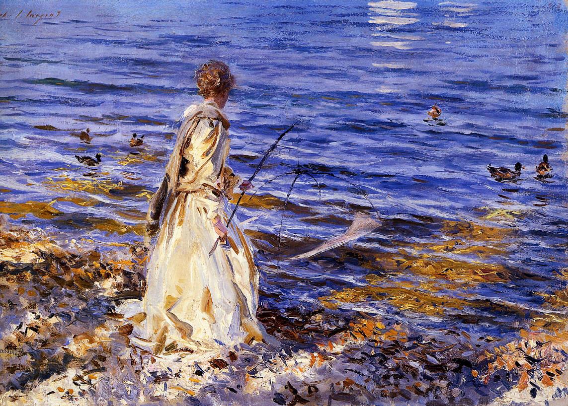 Girl Fishing by John Singer Sargent