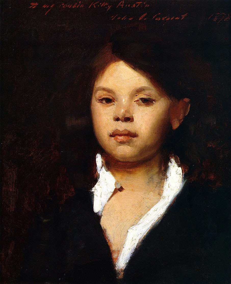 Head of an Italian Girl by John Singer Sargent