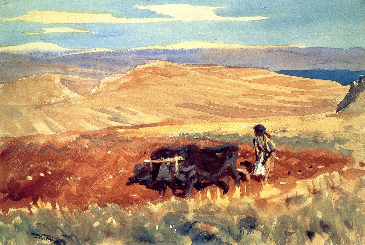 Hills of Galilee by John Singer Sargent