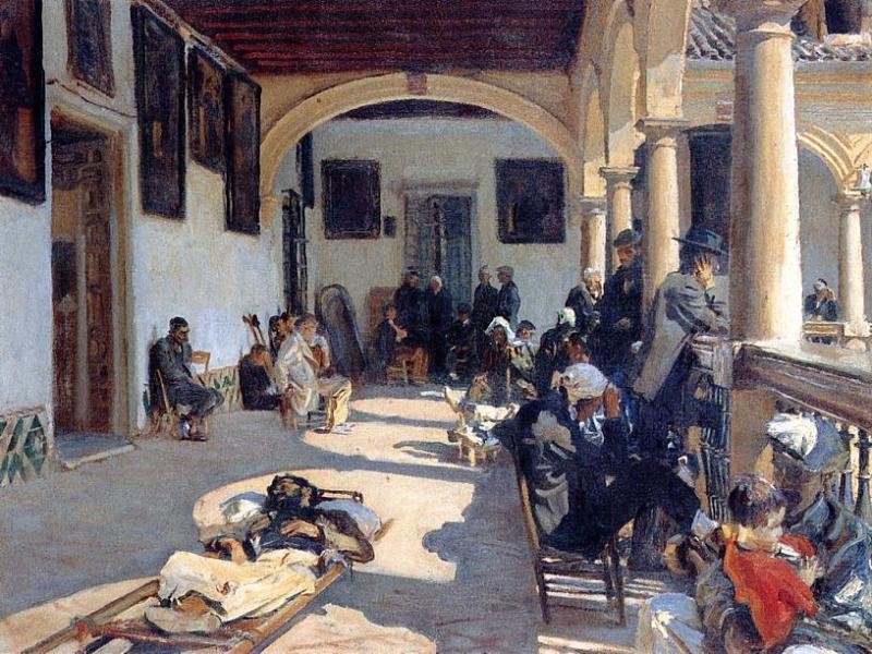 Hospital at Granada by John Singer Sargent