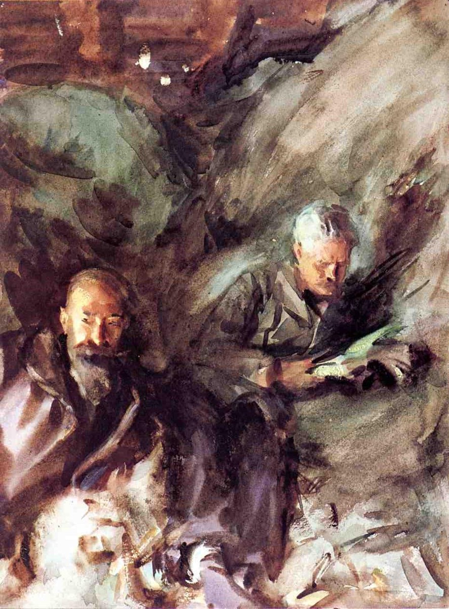 In a Hayloft by John Singer Sargent