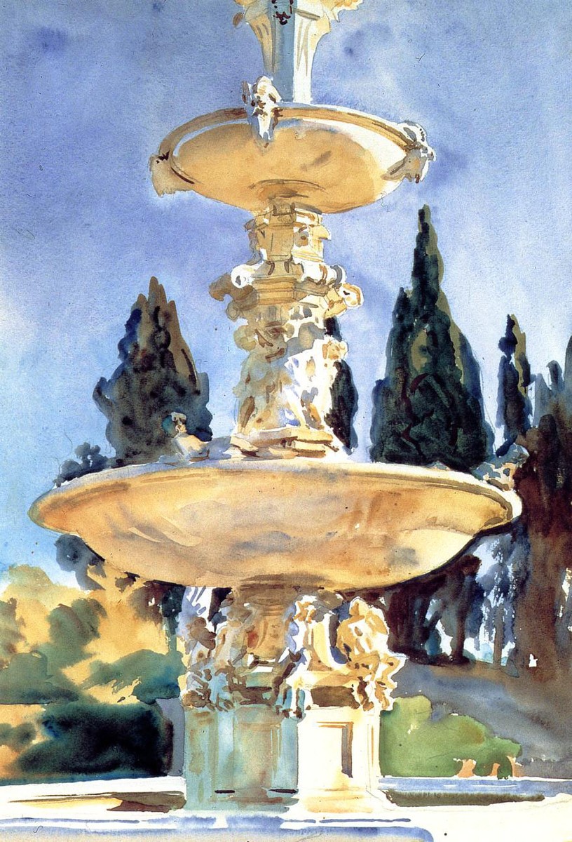 In a Medici Villa by John Singer Sargent