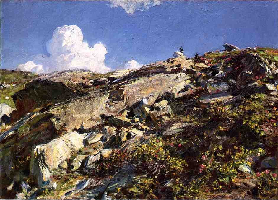 In the Alps by John Singer Sargent