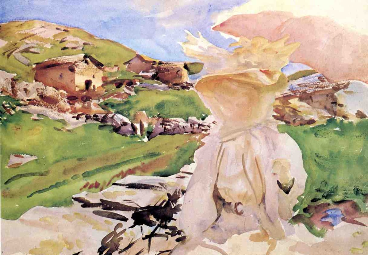 In the Simplon Pass by John Singer Sargent