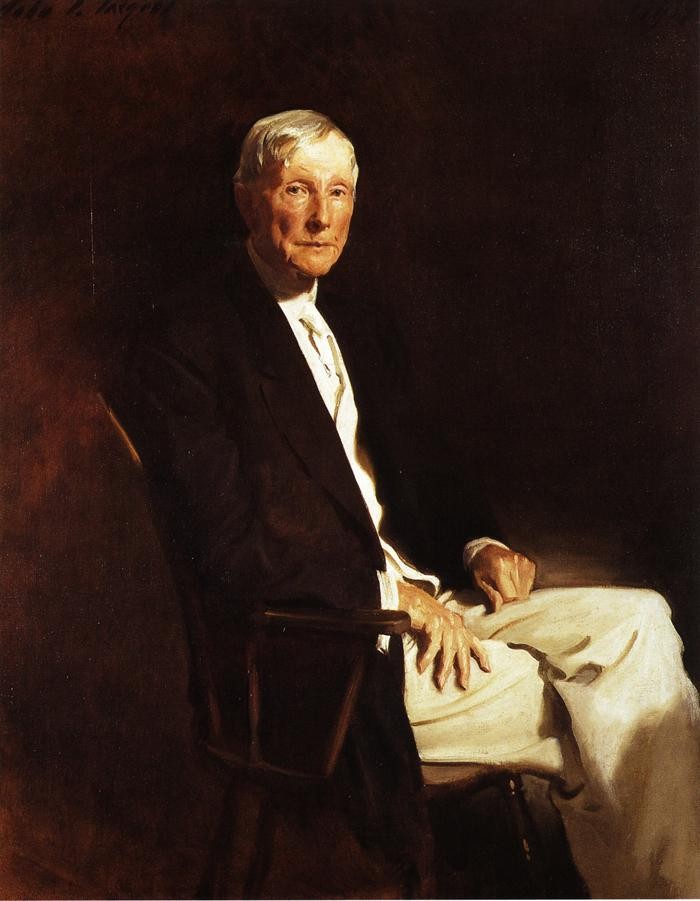 John D. Rockefeller by John Singer Sargent