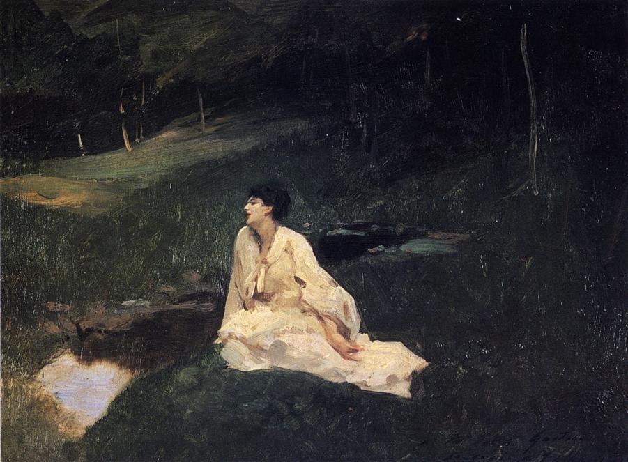 Judith Gautier (also known as By the River or Resting by a Spring) by John Singer Sargent