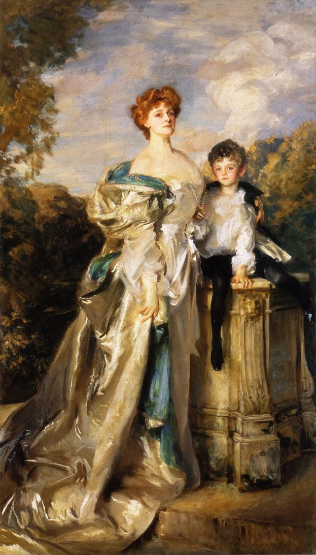 Lady Warwick and her Son by John Singer Sargent