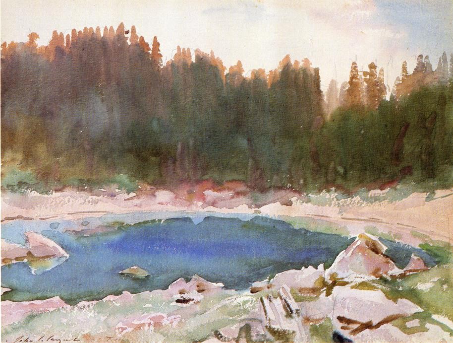 Lake in the Tyrol by John Singer Sargent