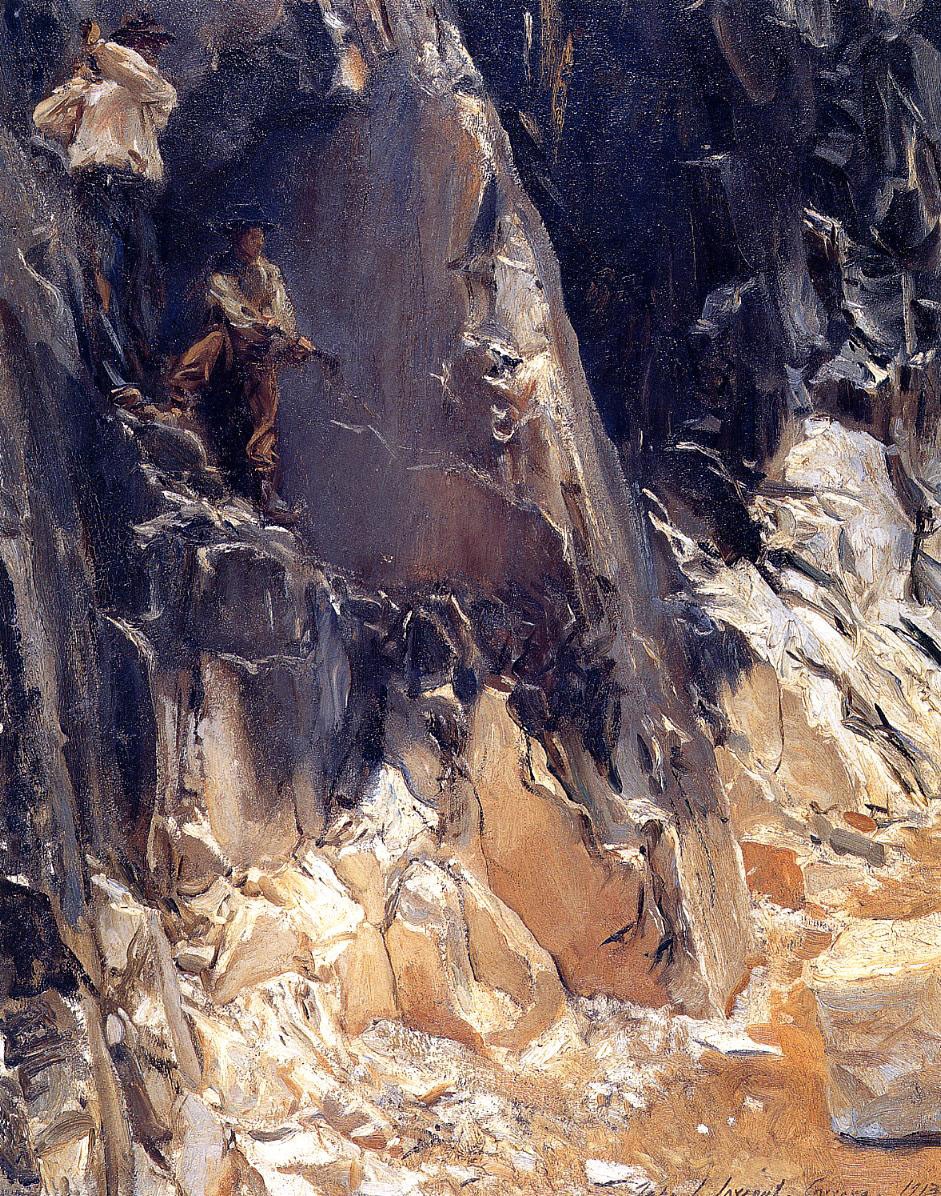 Marble Quarries at Carrara by John Singer Sargent