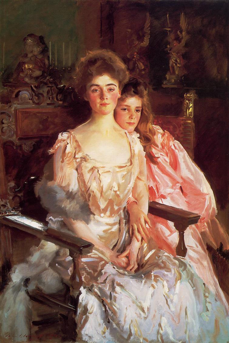 Mrs Fiske Warren (Gretchen Osgood) and her Daughter Rachel by John Singer Sargent
