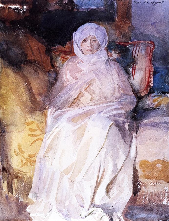 Mrs Gardner in White by John Singer Sargent