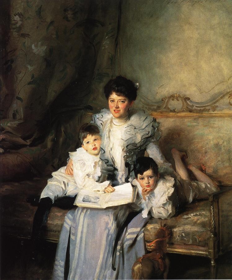 Mrs Knowles and her Children by John Singer Sargent