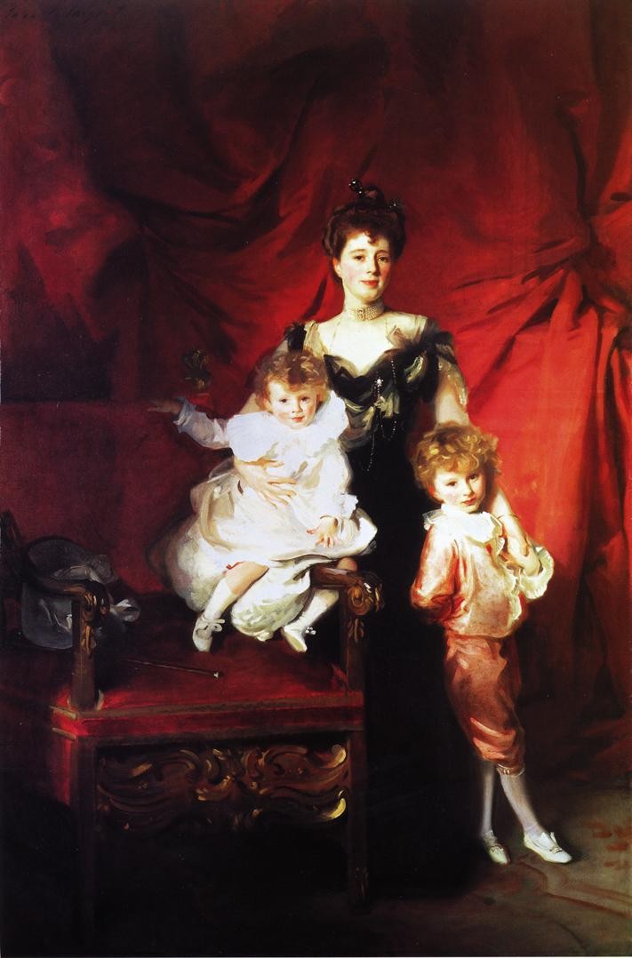 Mrs. Cazalet and her children by John Singer Sargent