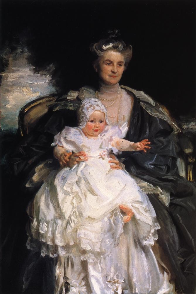 Mrs. Henry Phipps and Her Granson Winston by John Singer Sargent