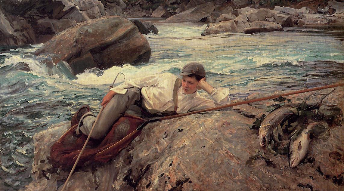 On His Holidays, Norway by John Singer Sargent