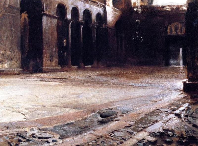 Pavement of St. Mark's by John Singer Sargent