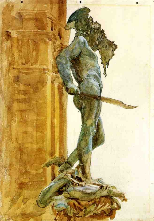 Perseus, Florence by John Singer Sargent