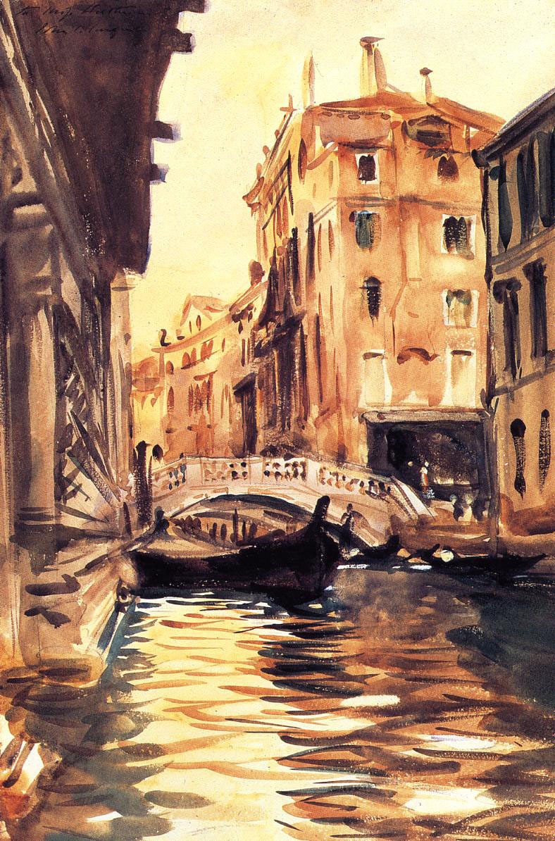 Ponte della Canonica by John Singer Sargent