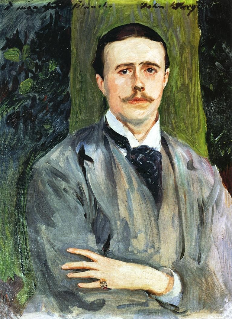Portrait of Jacques-Emile Blanche by John Singer Sargent