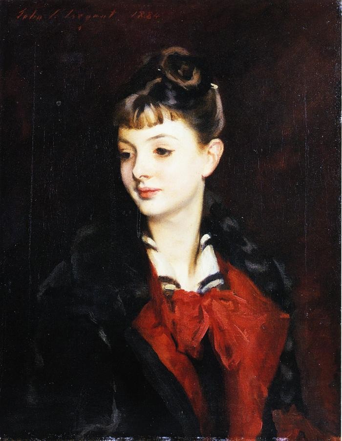 Portrait of Mademoiselle Suzanne Poirson by John Singer Sargent