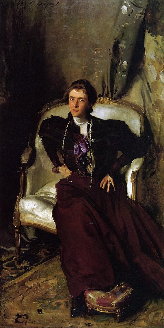 Portrait of Mrs Alice Brisbane Thursby by John Singer Sargent