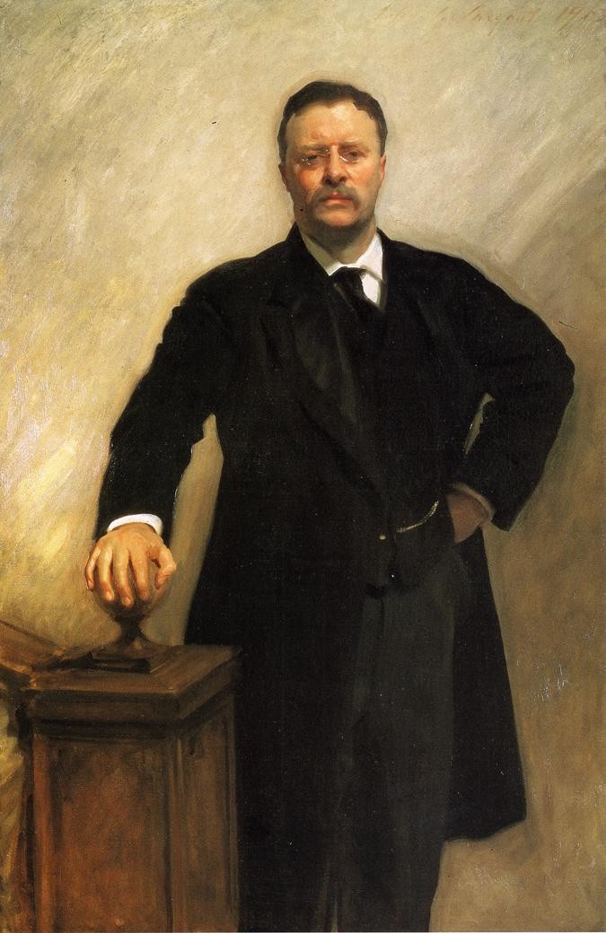 Portrait of Theodore Roosevelt by John Singer Sargent