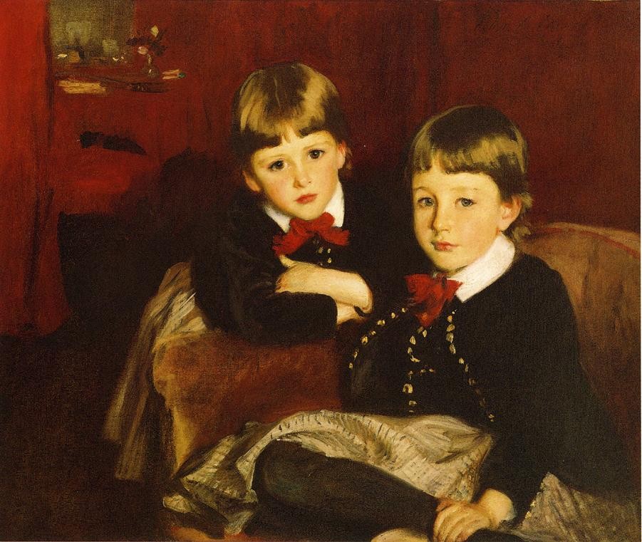Portrait of Two Children by John Singer Sargent