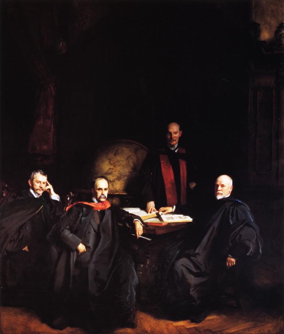 Professors Welch, Halsted, Osler and Kelly (also known as The Four Doctors) by John Singer Sargent