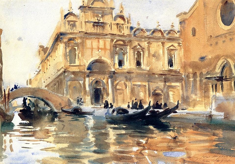 Rio dei Mendicanti, Venice by John Singer Sargent