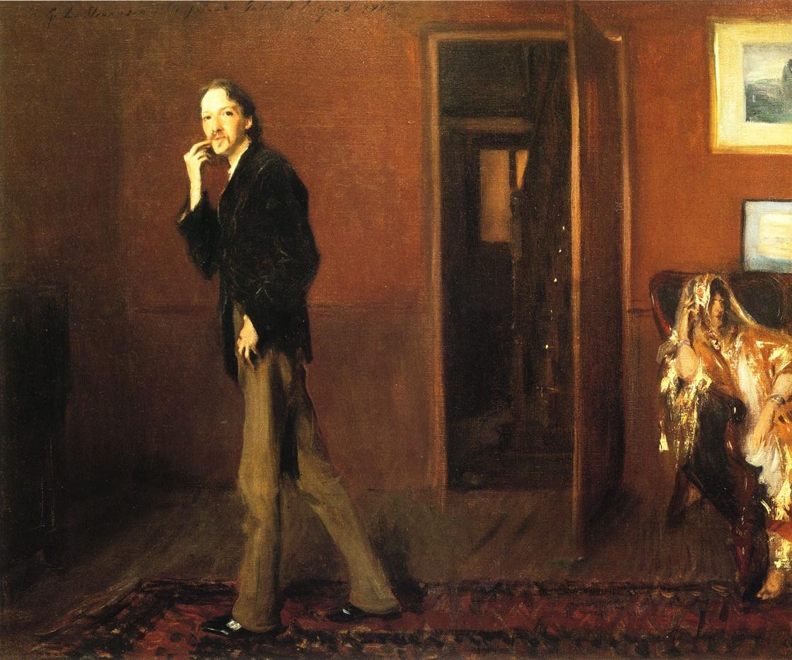 Robert Louis Stevenson and his wife by John Singer Sargent