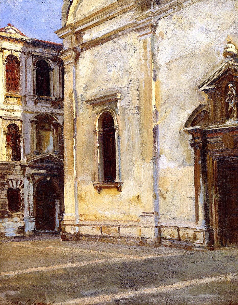 Santa Maria del Carmelo and Scuola Grande dei Carmini by John Singer Sargent