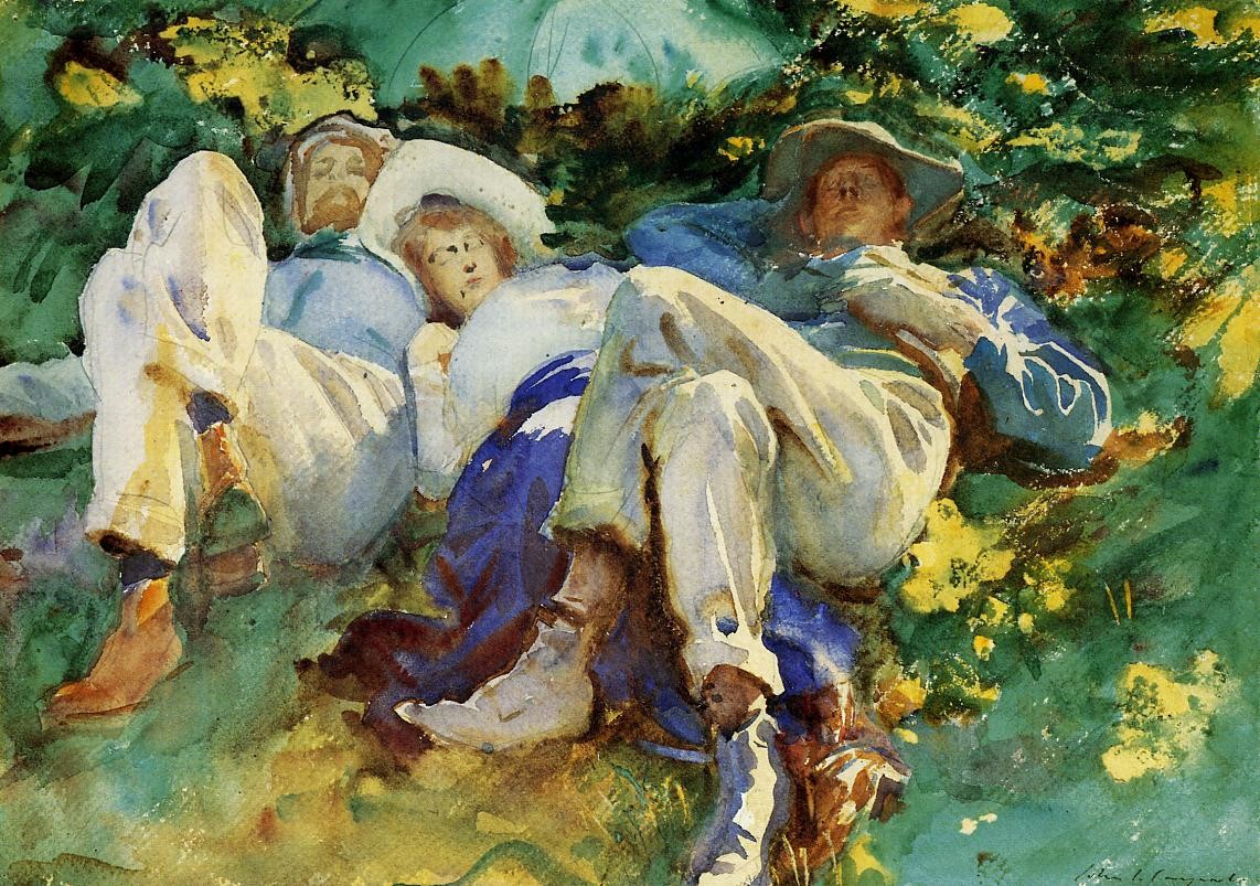 Siesta by John Singer Sargent