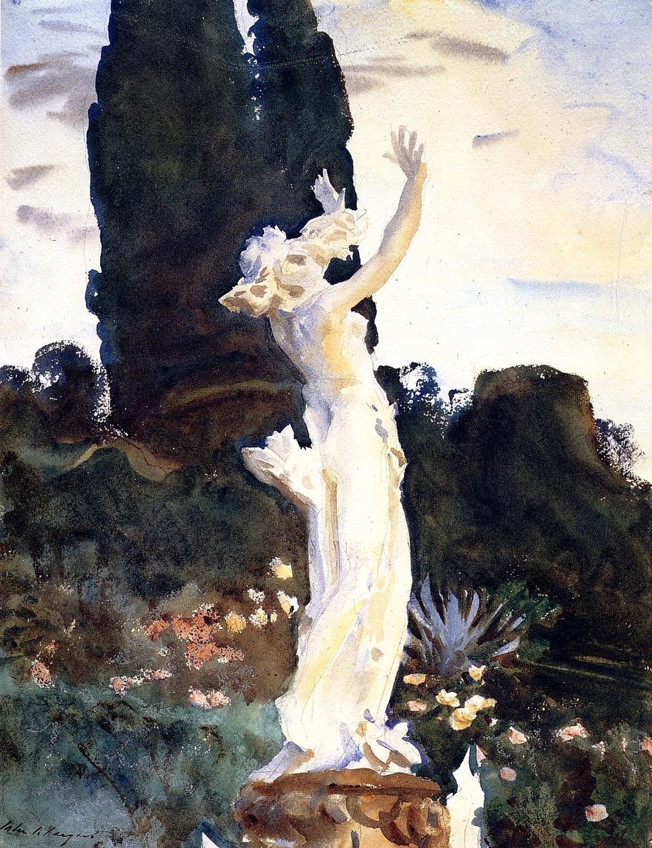Statue of Daphne by John Singer Sargent