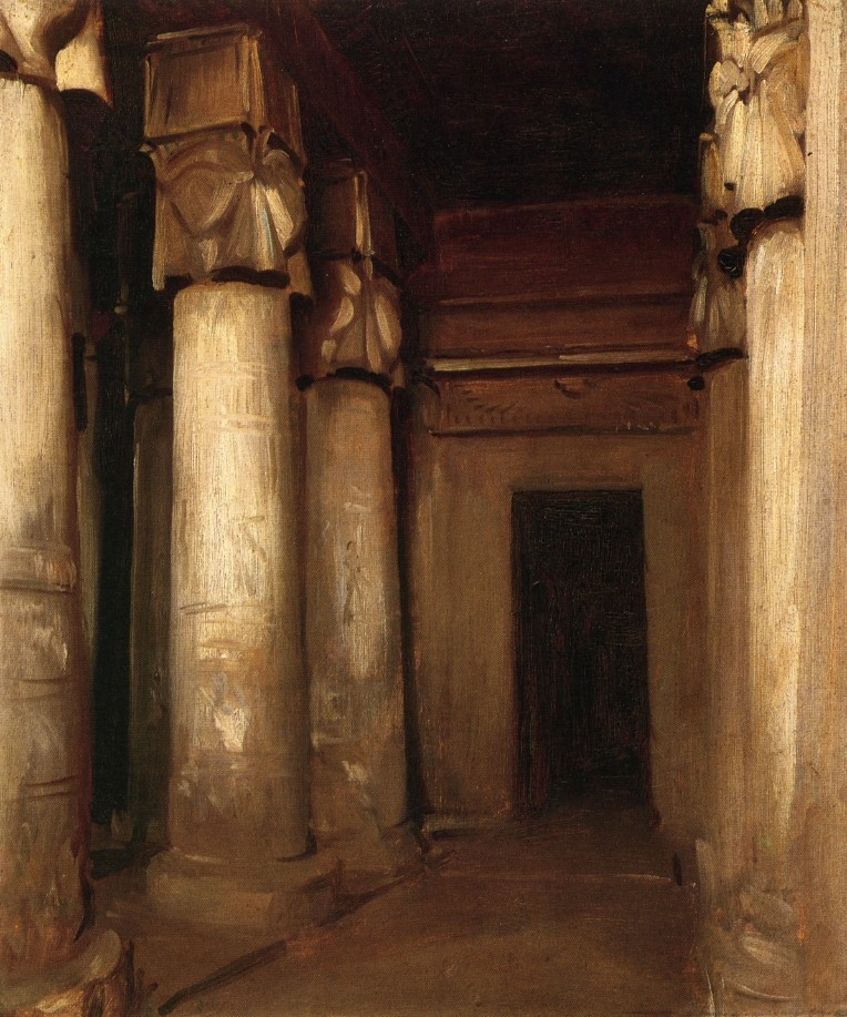 Temple of Denderah by John Singer Sargent