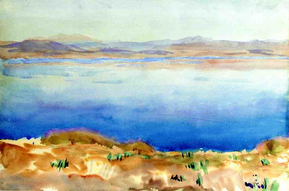 The Lake of Tiberias by John Singer Sargent