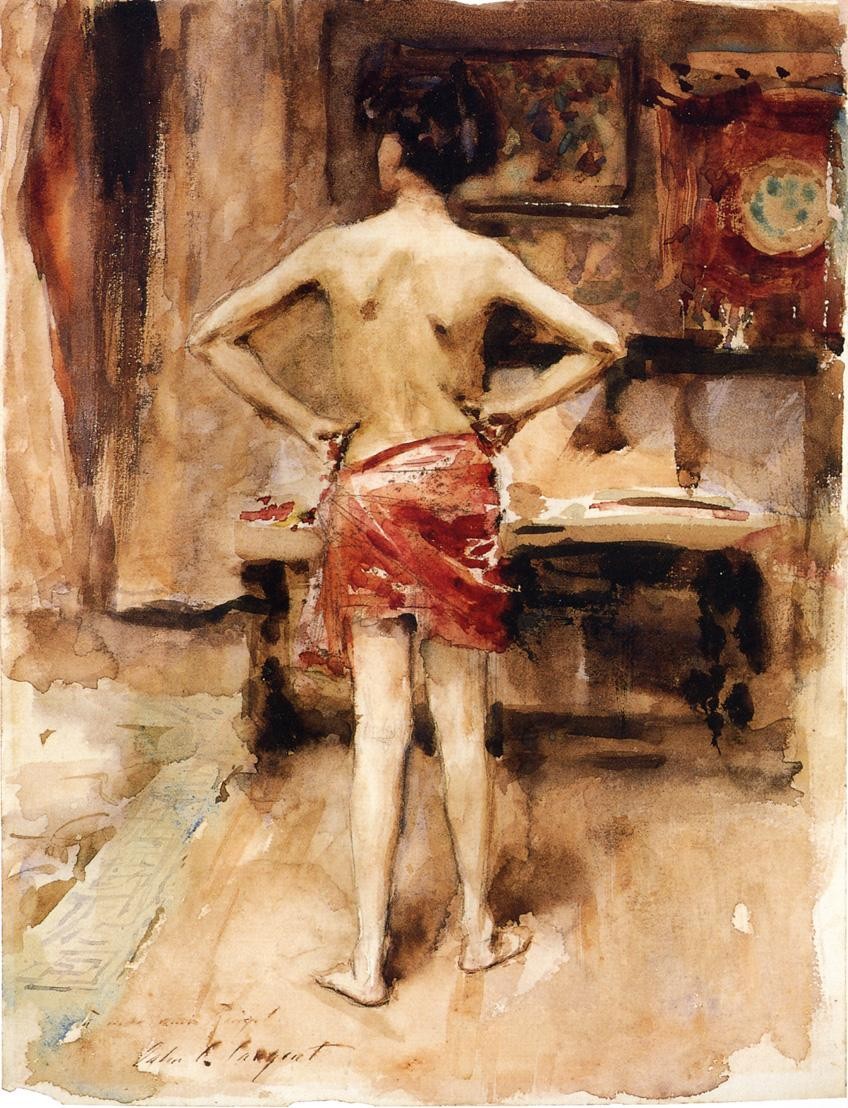 The Model by John Singer Sargent