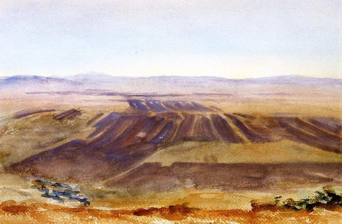 The Plains from Nazareth by John Singer Sargent