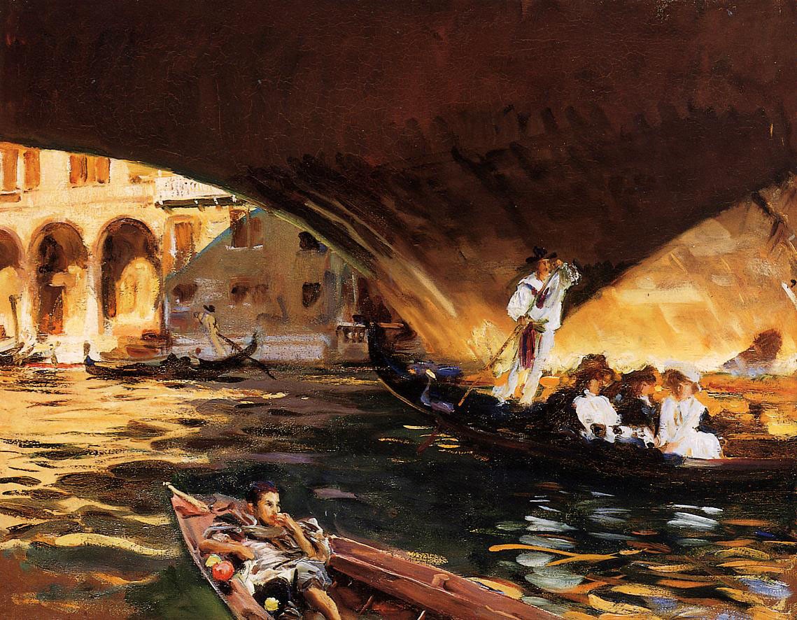 The Rialto, Venice by John Singer Sargent