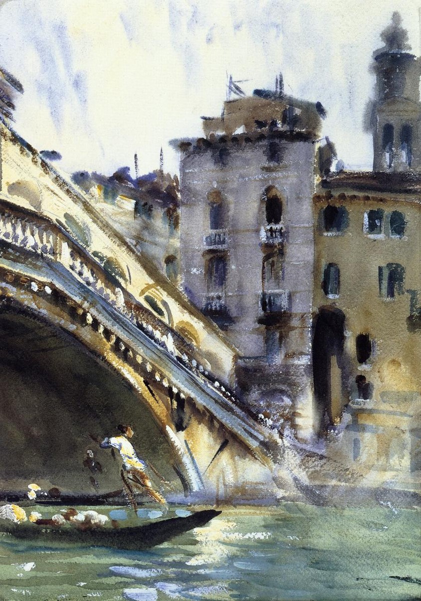 The Rialto. Venice by John Singer Sargent