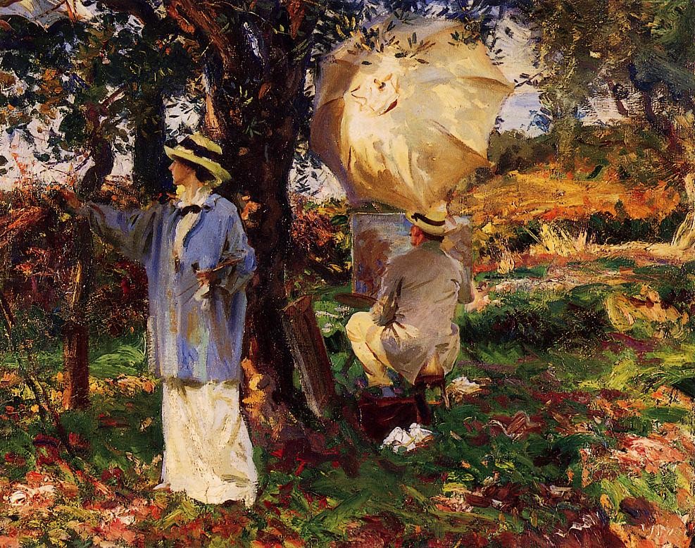 The Sketchers by John Singer Sargent