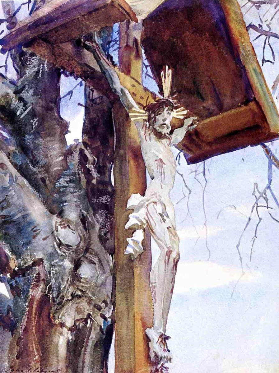 Tyrolese Crucifix by John Singer Sargent